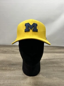 Nike Dri Fit Michigan Wolverines Hat Cap Classic99 Yellow 97 Hutch S/m Flexfit - Picture 1 of 9
