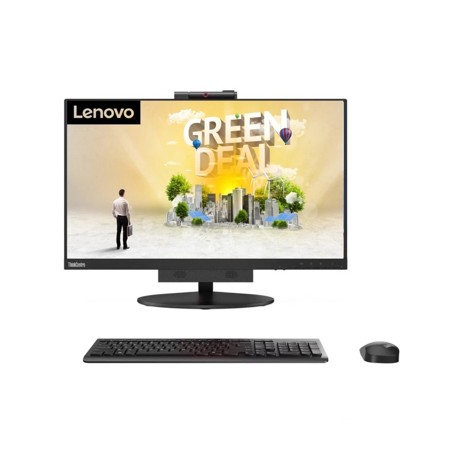 Lenovo ThinkCentre Tiny-In-One, 24" FHD IPS, Intel i5 6500T, 256GB NVMe+1TB, WiF - Image 1 of 3