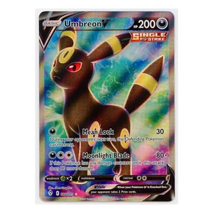 2021 Pokémon Umbreon V SWSH Evolving Skies Full Art Ultra Rare #188/203 NM - Bild 1 von 3