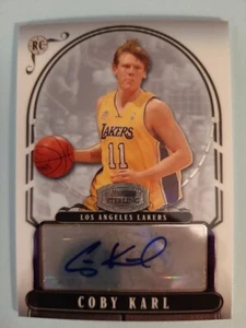 2008 Bowman Sterling Coby Karl #CK Rookie Auto - Picture 1 of 2