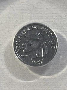 1987 Philippines 1 Sentimo Graded MS 67 by ANACS - Picture 1 of 4