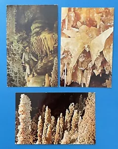 Texas TX Sonora Caverns Vintage Postcard Lot 1960s Christmas Tree Butterfly Room - Picture 1 of 2