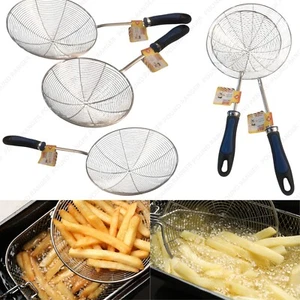 Skimmer Cooking Utensil Ladle Oil Pot Strainers Kitchen Colander Frying Chip Pan - Picture 1 of 9