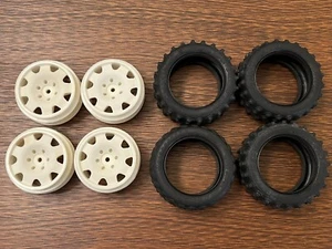 Vintage Kyosho Optima Mid Wheels OT-90 & Tires OT-66 - Picture 1 of 7