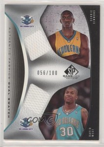 2006-07 SP Game Used Edition /100 Cedric Simmons David West #AFD-WS Rookie RC