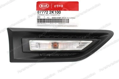 Front Right Fender Garnish Molding 877722K100 for 2010- 2013 Kia Soul - Image 1 of 2