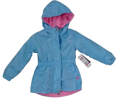 Limited Too Girls-Size 4 T-Elastic waist w/Insulation / Blue/Pink Coat Zip Hood - Image 1 of 4