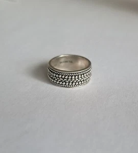 BA Suarti Indonesia Sterling Silver 925 Band Ring Size 5.75 #2955 - Picture 1 of 6
