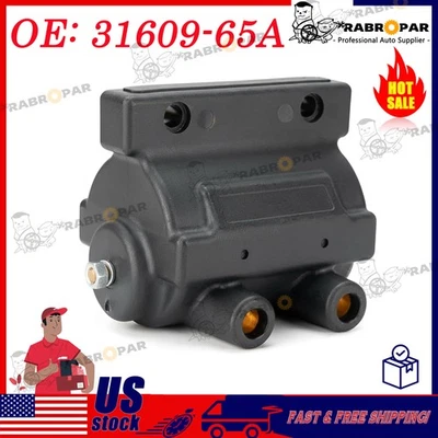 Bobina de encendido de 5 ohmios 31609-65A para 65-99 Harley Points FL FX FXE FXR FLT FXST FXD Foto 1 de 4