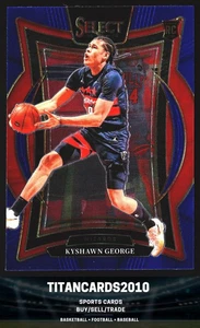 Kyshawn George 2024-25 Panini Select Rookie RC Washington Wizards #85 Rookie - Imagen 1 de 2
