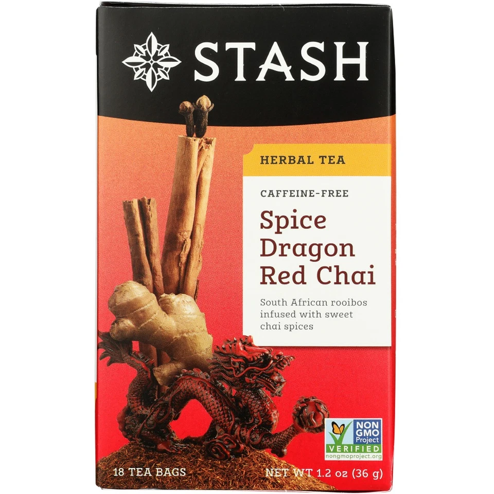 Stash Tea Company 草药茶香料龙红柴 20 包 — 第 1/1 张图片