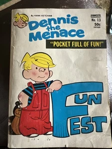 Dennis The Menace No 13 Fun Fest Book - Picture 1 of 9