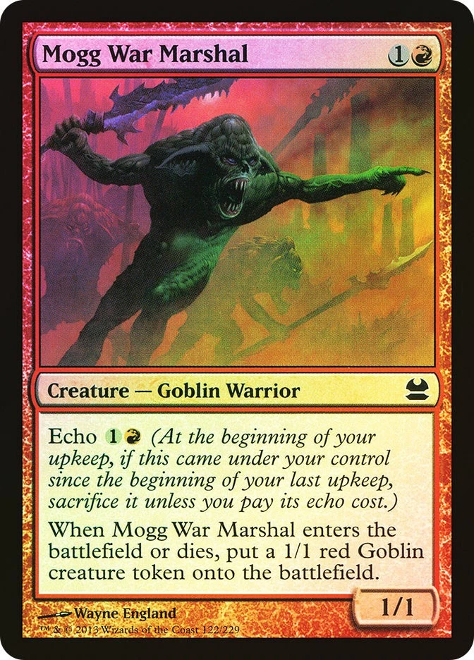 MTG FOIL Mogg War Marshal  - Modern Masters #122 - Image 1 of 1