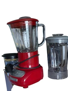 🔥 Kitchenaid Food Blender - Includes A Spare Jug, Glass Pitcher & Culinary Jar! - Picture 1 of 13