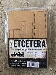 Tim Holtz Etcetera Pinked Trims - 30/Pkg - THETC 009 - NEW - Picture 1 of 2
