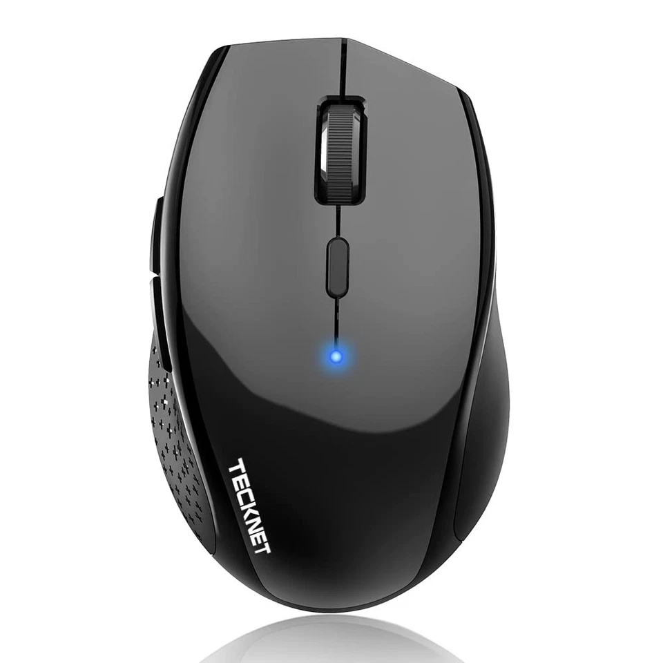TECKNET Bluetooth Mouse 4800 DPI Wireless Mouse 2-Year Battery Computer Mou...