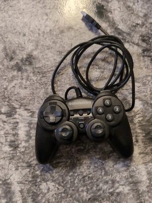 SteelSeries 3GC USB Wired Rumble Gaming Controller (69001), Black "L2B" - Image 1 of 3
