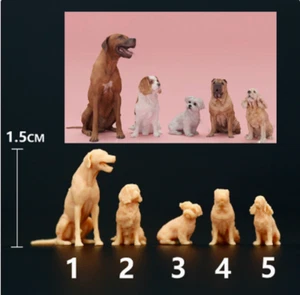 1/43A277 Dog Collection: A Set of 5 Miniature Model Scenes, Props, Cars, Vehicle - Picture 1 of 3