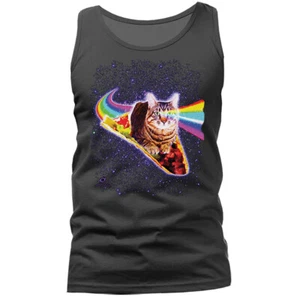 Regenbogenaugen Tabby on Taco Tier Haustier Katze lustiger Witz Humor humorvoll Tank Top - Bild 1 von 8