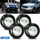 4X Blue Led Front Grille Lights For Ford F150 F250 F350 Raptor Style