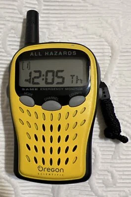 Oregon Scientific Emergency Portable NOAA Weather Radio WR601N Works - Image 1 of 4