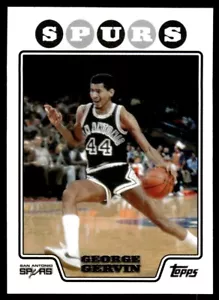 2008-09 Topps Gold Foil George Gervin San Antonio Spurs #178 - Picture 1 of 2
