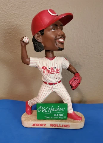 NEW Clearwater Threshers Philadelphia Phillies Jimmy Rollins Bobblehead SGA Cover
