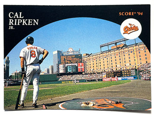 HOF'er CAL RIPKEN JR Orioles 1994 Score BURGER KING THE IRON MAN CARD #7 of 9