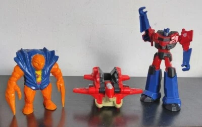 3 TRANSFORMERs MONSTRUCTOR ICEPICK SHELL, Optimus Prime, Starscream, McDonald's - Image 1 of 3