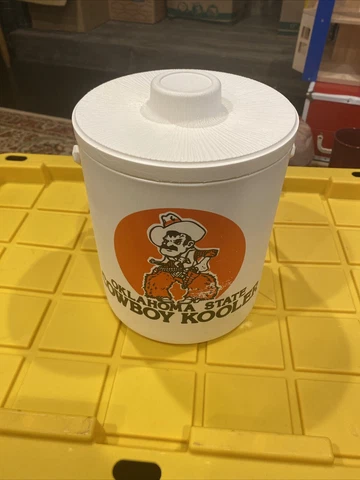 Oklahoma State Cowboy Cooler - The Scotch Kooler - OSU - Beer Tailgate - Vintage Cover
