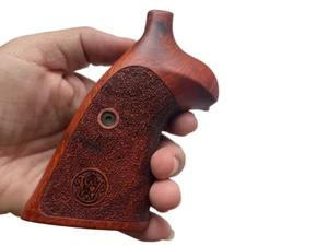 New Grips for S&W, N FRAME SQUARE BUTT, Rough Texture Opened Back No Groove - Picture 1 of 9