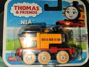 2021 Fisher-Price Thomas & Friends NIA Metal Push Along Engine New in Package - Picture 1 of 3