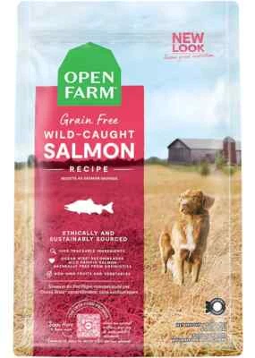 Open Farm Grain Free Wild-Caught Salmon Recipe 22lb dog food
