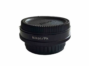 Bague d'Adaptation pour Objectif Nikon F vers Pentax K avec Verres Optiques - Imagen 1 de 9