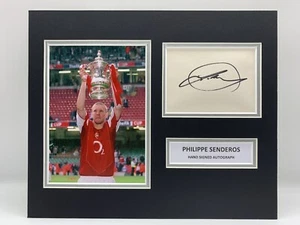 RAR Philippe Senderos Arsenal signed Photo Display + COA AUTOGRAMM - Bild 1 von 3