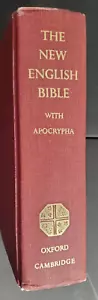 The New English Bible With The Apocrypha: 1970 Hardcover Oxford Cambridge - Imagen 1 de 8