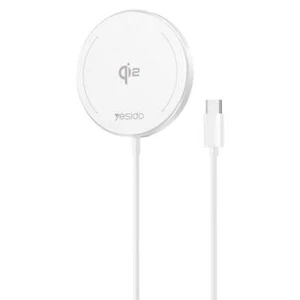 15W Magnetic Fast Wireless Charger White - Picture 1 of 12