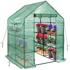 Sv Scool Value Greenhouses For Outdoors, Pe Walk In Greenhouse With 2 Side Me...