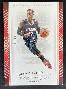 Dennis Schröder /99 2014-15 (2nd year) Panini National Treasures #74