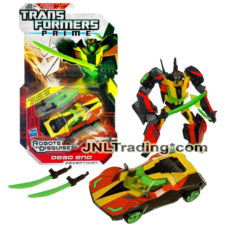 Year 2011 Transformers RID Prime Deluxe 6 Inch Figure - DEAD END Sports Car - Image 1 of 1