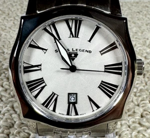 Reloj Swiss Legend Hombre, 10 ATM con R, Cuarzo Suizo, Nuevo en Caja Raro De Colección - Imagen 1 de 9