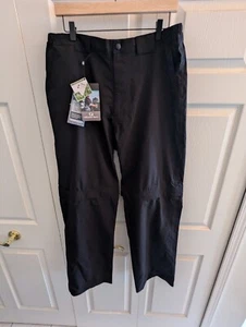 Pantalones de golf convertibles para lluvia GALWAY BAY talla L 32" de longitud NEGROS a prueba de agua/viento - Imagen 1 de 12