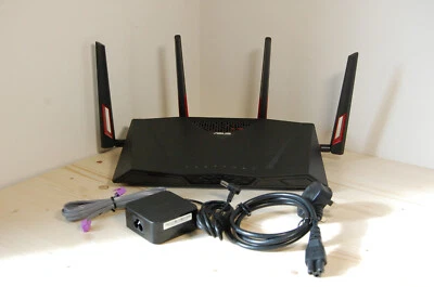 ASUS DSL-AC88U Dual-Band ADSL/VDSL 3167Mb BEST RANGE WIFI Gaming Router Boxed - Image 1 of 4
