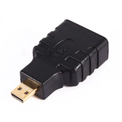 Gold-Plated Micro HDMI Male To HDMI Female Adapter Connector Adapter Converter - Image 1 of 4