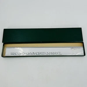 Vintage KEUFFEL ESSER K+E Leroy Template Lettering Guide 61 3240 700c Pen 9 - Picture 1 of 5