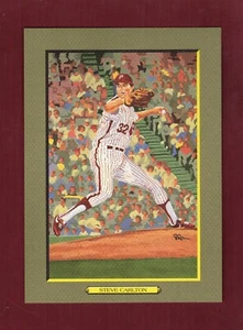#99 STEVE CARLTON, Phillies ~ Perez-Steele GM T3 style cabinet card #166/5000 - Picture 1 of 3