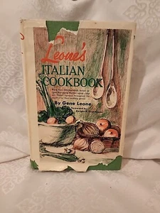 Leone's Italian Cookbook Gene Leone 1967 HC/DJ SIGNED  - Picture 1 of 11