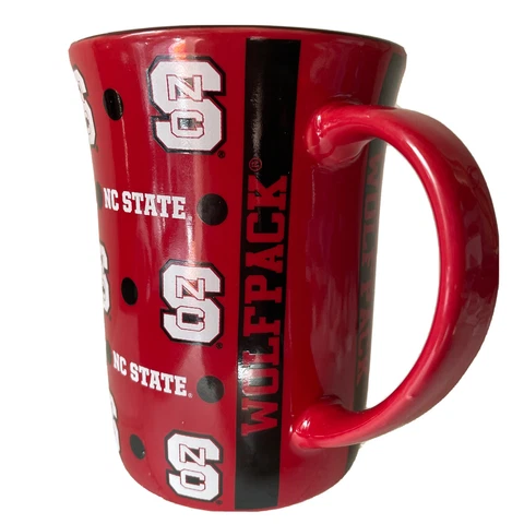 NC State Wolfpack Coffee Cup Mug Red Cover