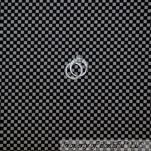 BonEful Fabric FQ Cotton Quilt Black Gray Nascar RACE CAR Check Gingham Block US - Picture 1 of 9