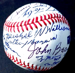 CONGRESSIONAL MEDAL OF HONOR Recipients SIGNED Baseball 23 AUTOGRAPHS - Picture 1 of 10